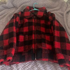 Elodie women’s flannel style jacket (L).